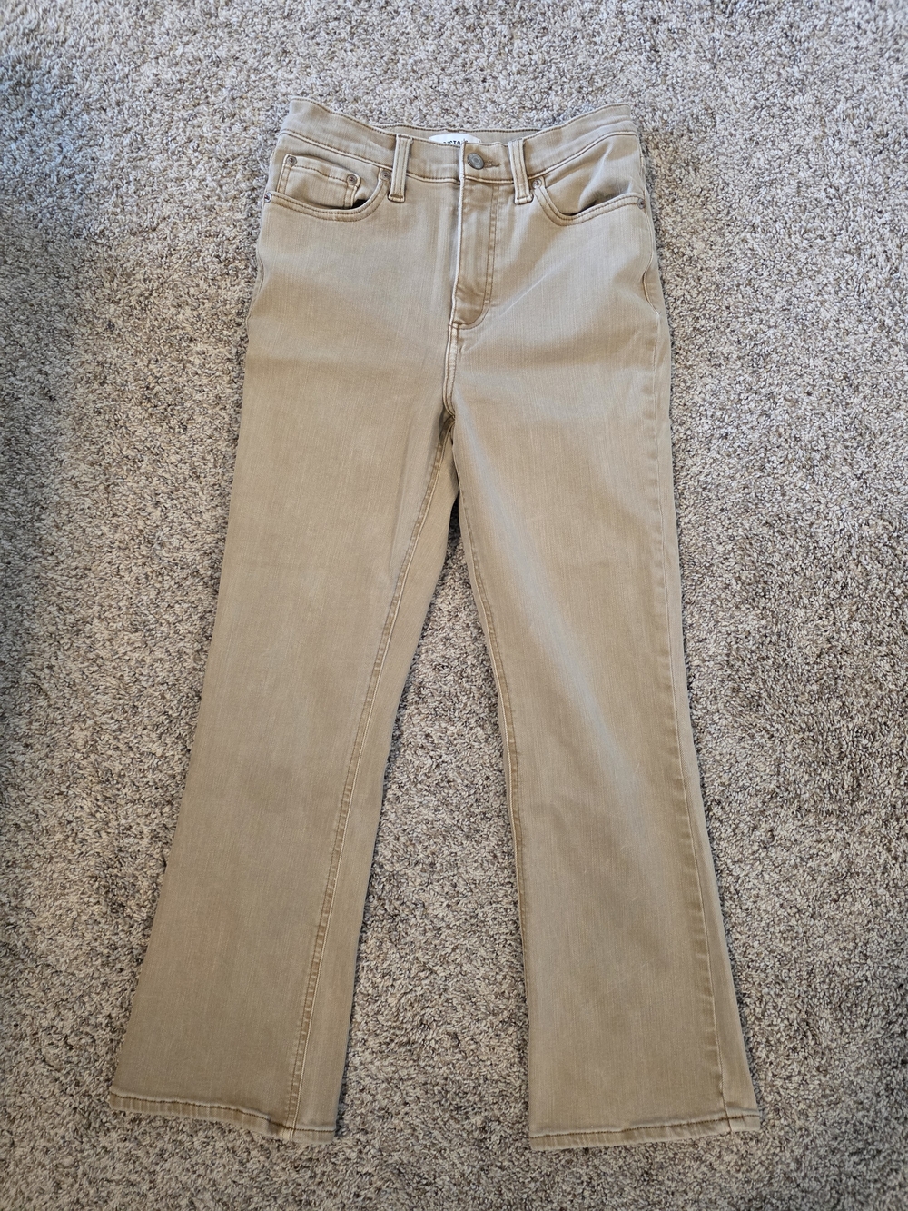 pistola Tan Boot Cut Jeans